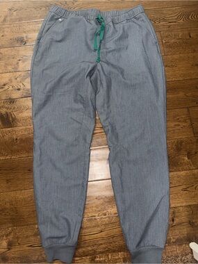 FIGS Grey Scrub Jogger Pants Size XL